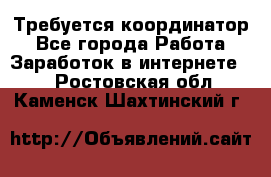Требуется координатор - Все города Работа » Заработок в интернете   . Ростовская обл.,Каменск-Шахтинский г.